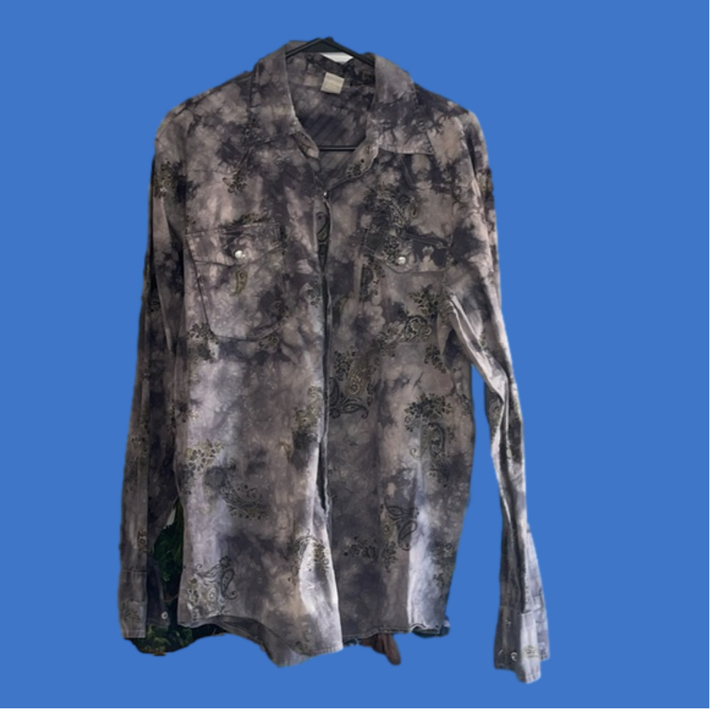 Button down Pop Icon shirt L